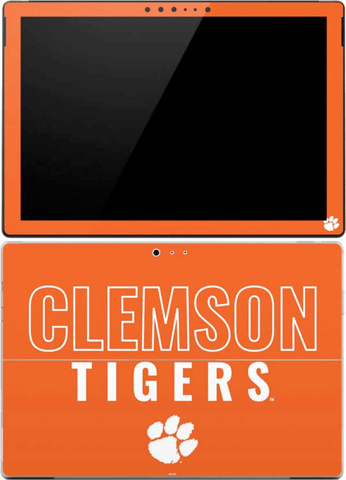 Clemson University Tigers Logo Surface Pro (2017) Skin